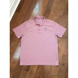 Men’s XL Underarmour Polo Red and Grey
